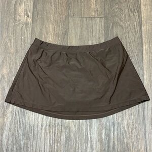 Reebok Brown Swim Skirt - Size Large